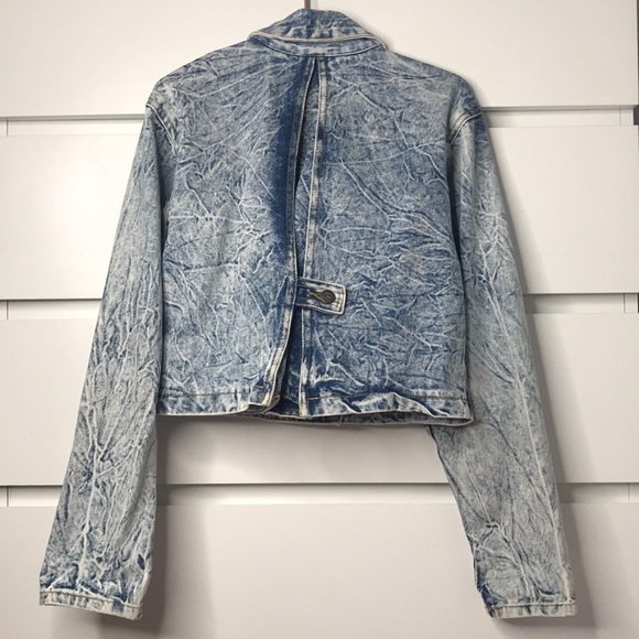 Vintage Denim Moto Jacket - Picture 4 of 4